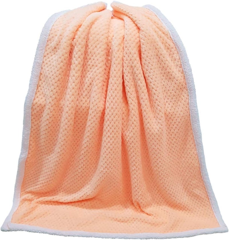 First Kick بطانية بيبي سوبر ناعمة من فيرست كيك للأطفال حديثي الولادة، غلاف بطانية للأطفال الأولاد والبنات (100 سم × 80 سم، مشمش)  - Image 5